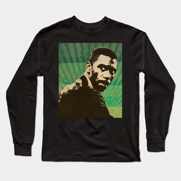 Jimmy Smith // Retro Poster Jazz Long Sleeve T-Shirt by kulinermodern